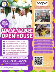 Discover the future of faith and education at Elhaam Academy’s Open House!
