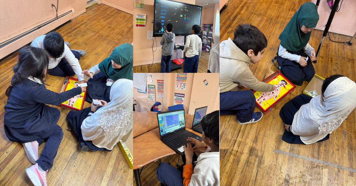 After-school fun at Elhaam Academy’s Gaming Club! Students enjoyed teamwork, strategy, and friendly competition while building problem-solving skills in a positive and engaging environment.
