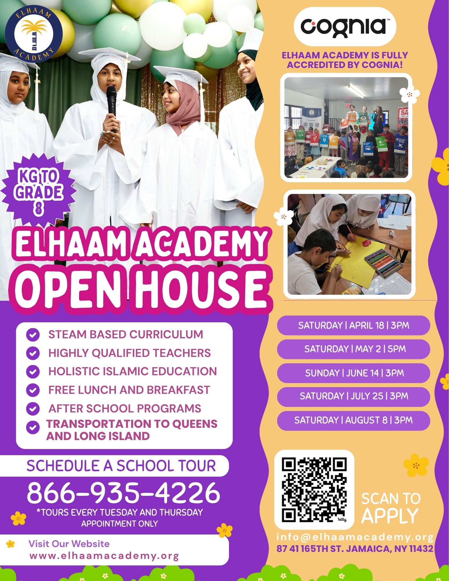 Discover the future of faith and education at Elhaam Academy’s Open House